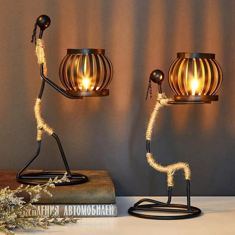 Tribal Elegance Lantern Sculpture