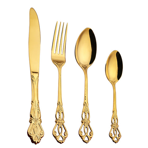 Elegant Stainless Steel Cutlery Set for the Kitchen