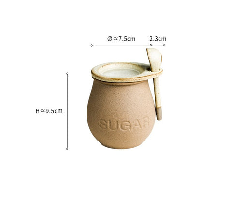 Tokoname Ceramic Salt & Sugar Jar