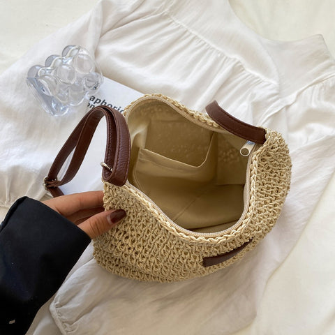Niche Straw Tote Bag