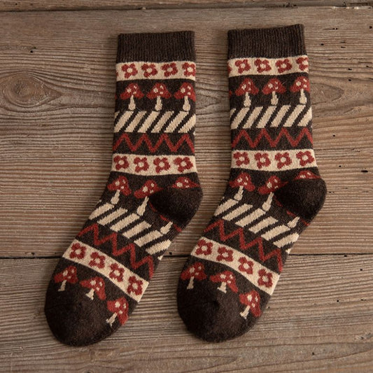 YUKI RETRO WOOL SOCKS