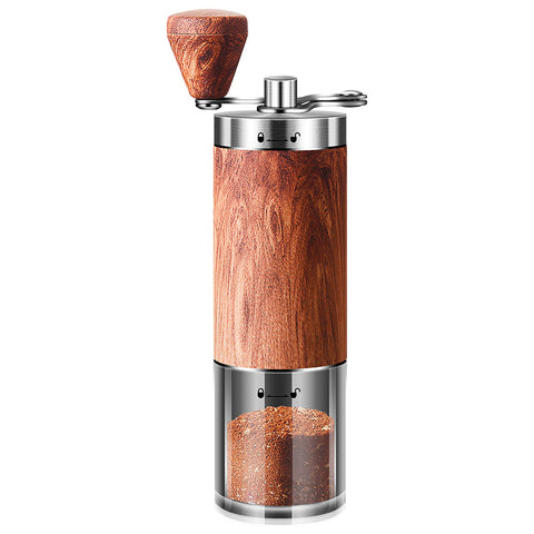 Valente Manual Coffee Grinder | Wood & Steel