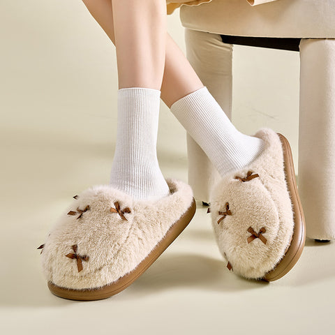 Women's Fuzzy House Slippers