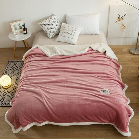 Warm Embrace Sherpa Throw Blanket