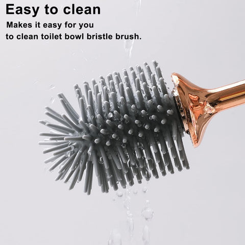 Silicone Toilet Brush with Holder