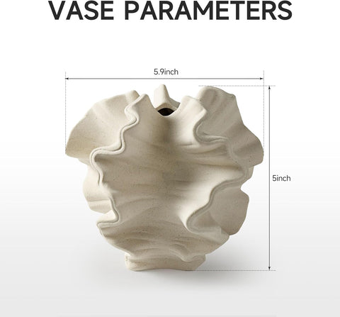Corvina Coral Ceramic Vase