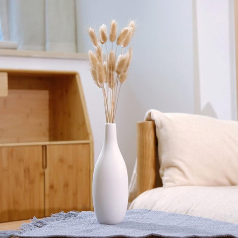 Modern Matte White Ceramic Vase