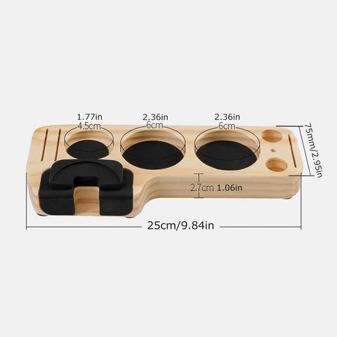 Espresso Tamp Station - Wood Coffee Tamper