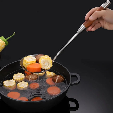 Stainless Steel Kitchen Utensil Set with Holder