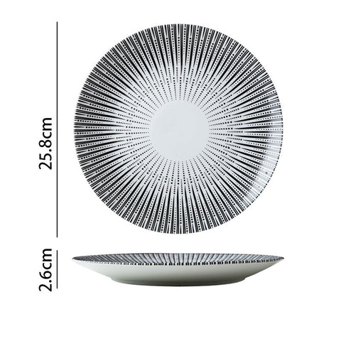 Tokyo Linear Porcelain Plate