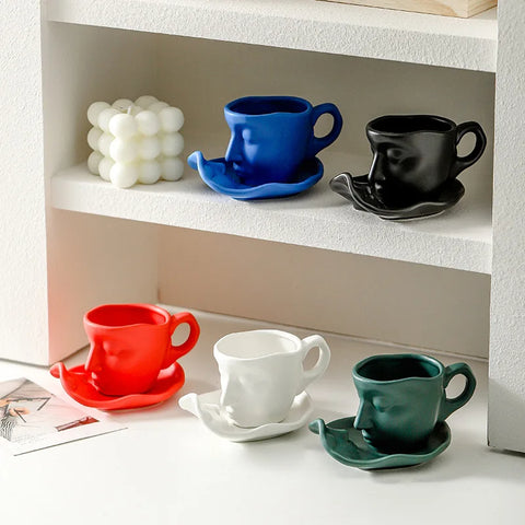 Lumo Kiss Ceramic Espresso Set