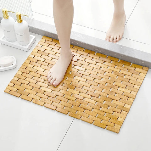 Premium Bamboo Bath Mat