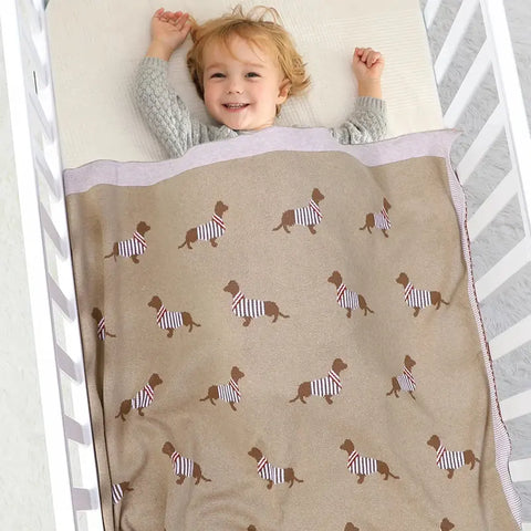 Baby Cotton Dog Blanket