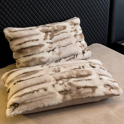 Velvet Bedding Set - Faux Fur Ultra Soft (4PCS)