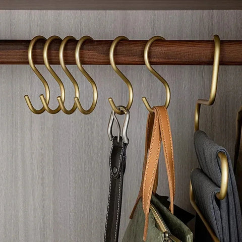 Aluminum S Hooks - Belt, Scarf, Hat Hanger