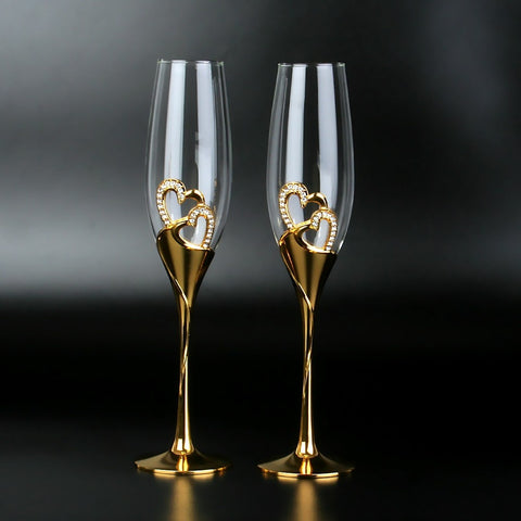 Verona Crystal Champagne Duo