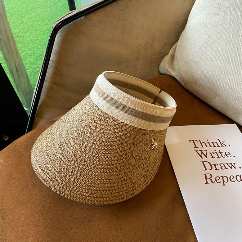 ELARA STRAW SUN VISOR