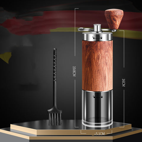 Valente Manual Coffee Grinder | Wood & Steel
