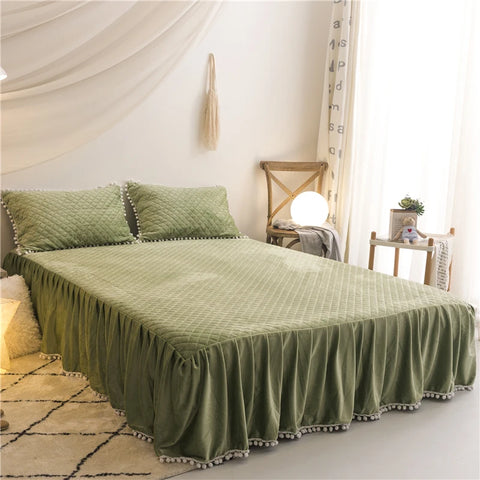 Velvet Duvet Cover - 4 Piece Bedding Set