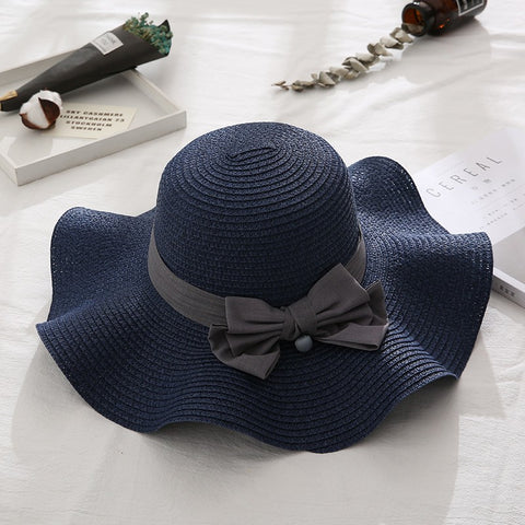 Luna Pearl Bow Sun Hat