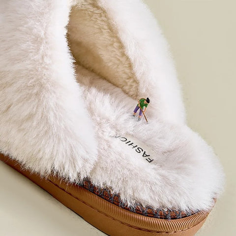 Women's Faux Fur Winter Slippers