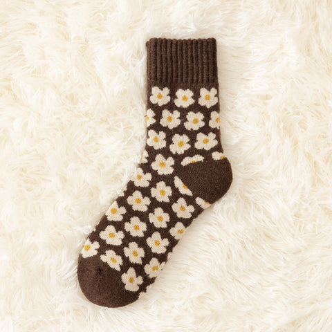 Women's Warm Wool Socks 6-Pack Winter