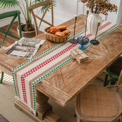 Boho Tasseled Table Runners