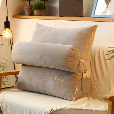 Reading Pillow with Adjustable Backrest