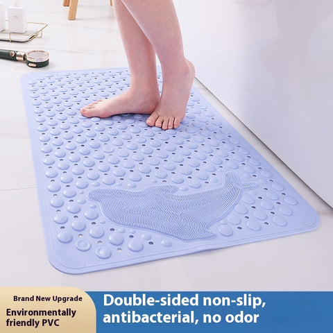 Non-Slip Bathtub Mat with Foot Scrubber