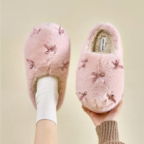 Women's Fuzzy House Slippers