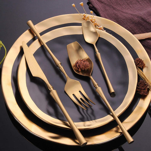 Monza Gold Cutlery Set