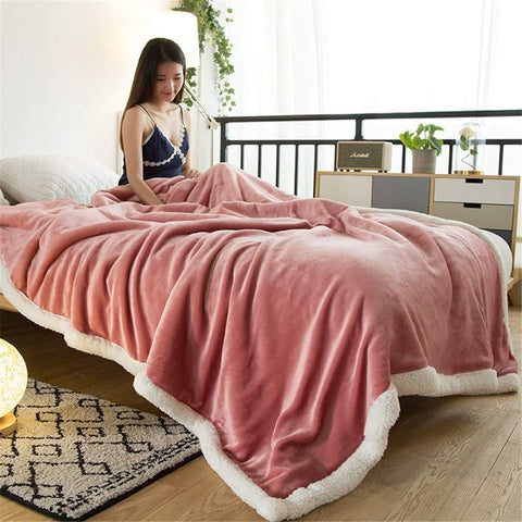 Warm Embrace Sherpa Throw Blanket