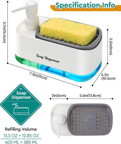 Dual Soap & Lotion Dispenser