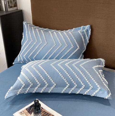Vintage Tufted Bedding Set - 4PCS