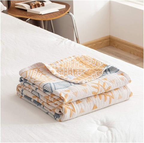 Cotton Muslin Quilt - Tribal Print