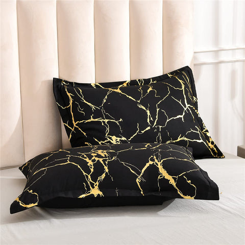 Marble Duvet Cover Set - Soft, Modern & Washable