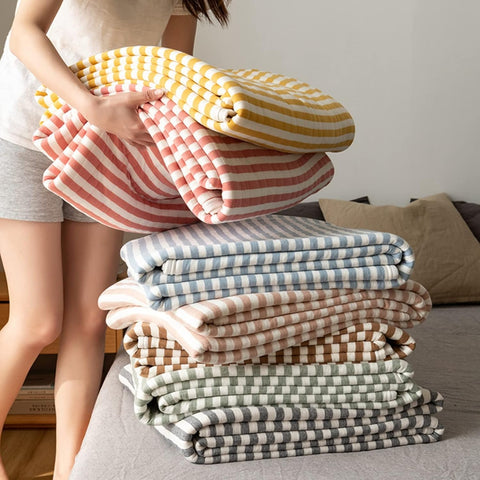 Natsuki Stripped Lightweight Cotton Quilt