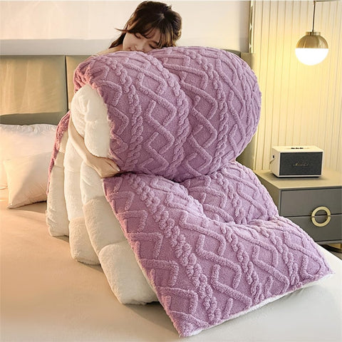 Weighted Sherpa Winter Blanket