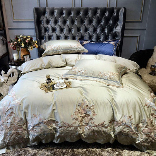 CHAMPAGNE EGYPTIAN COTTON BEDDING SET