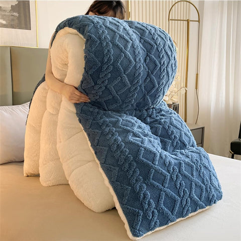 Weighted Sherpa Winter Blanket