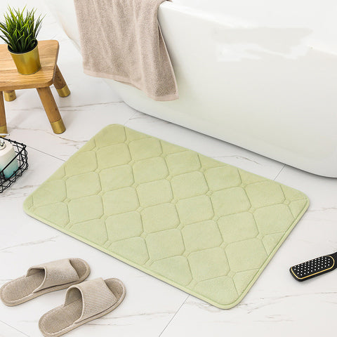 Plush Absorbent Bathroom Mat Non-Slip