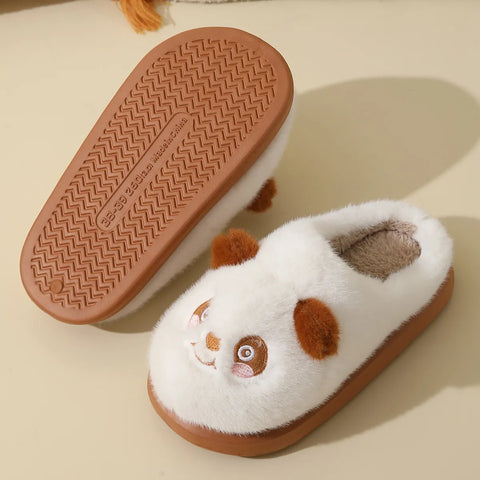 Women's Cozy Panda Plush Slippers