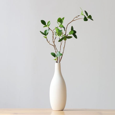 Modern Matte White Ceramic Vase