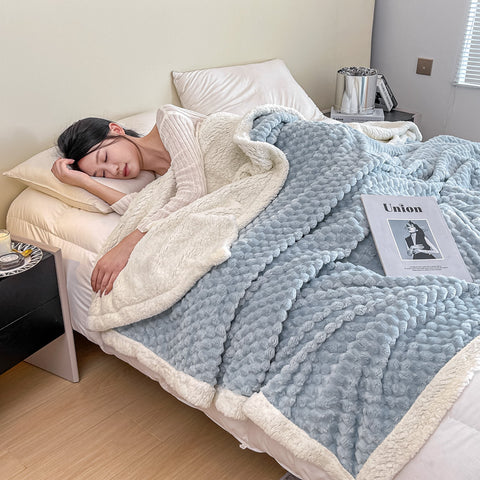 Winter Bubble Blanket - Cozy & Super Plush