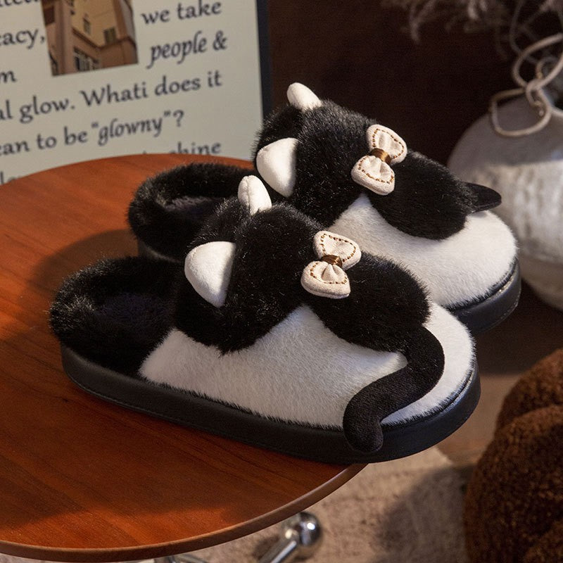 MIYU PLUSH CAT SLIPPERS