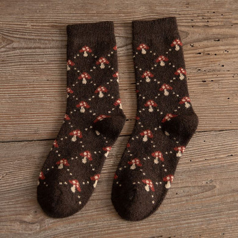 Yuki Retro Thermal Wool Socks