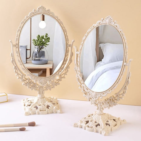 Fleur Antique Vanity Mirror