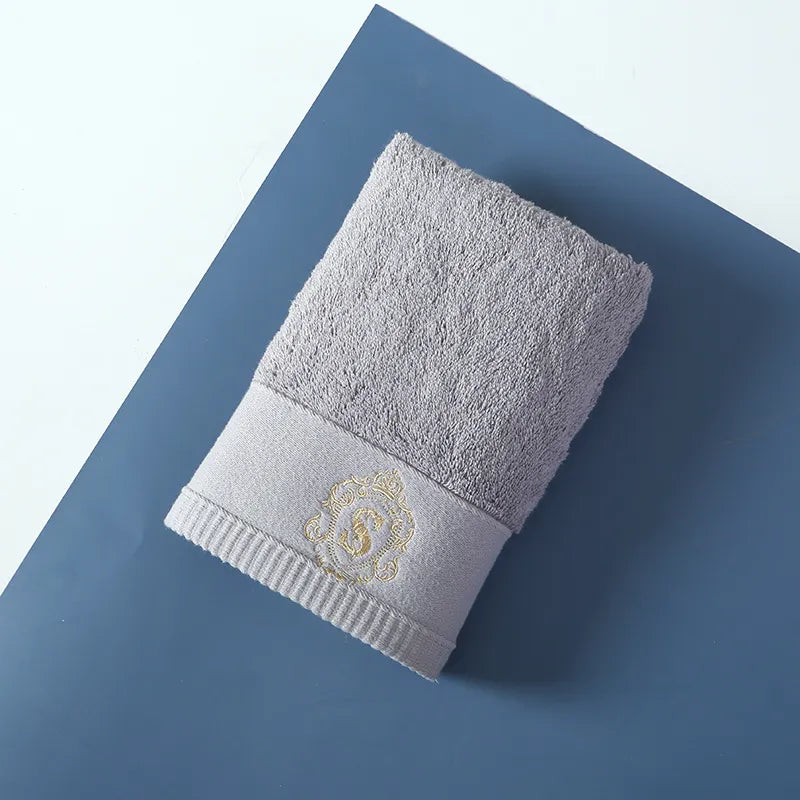 DELUXE EMBROIDED COTTON TOWELS