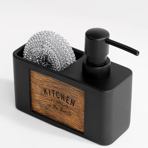 Kitchen Soap Dispenser with Sponge Holder