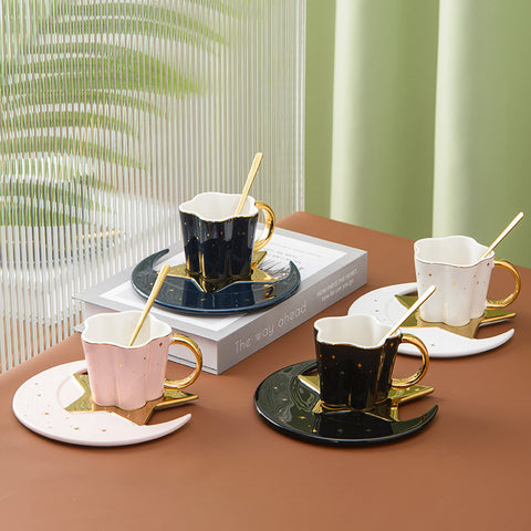 Celestia Moon & Star Porcelain Cup Set